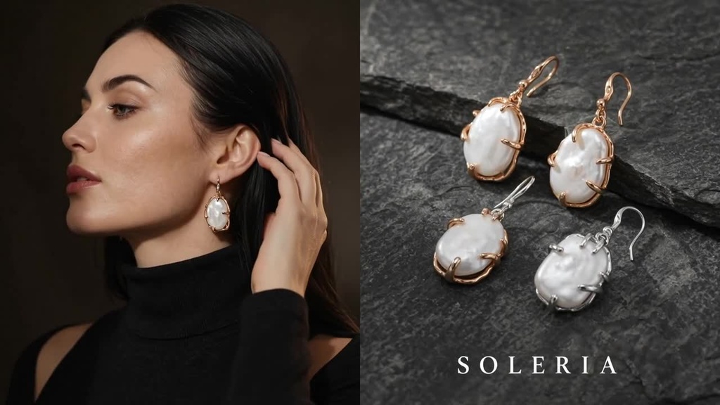 [s09] Baroque Pearl Pendant